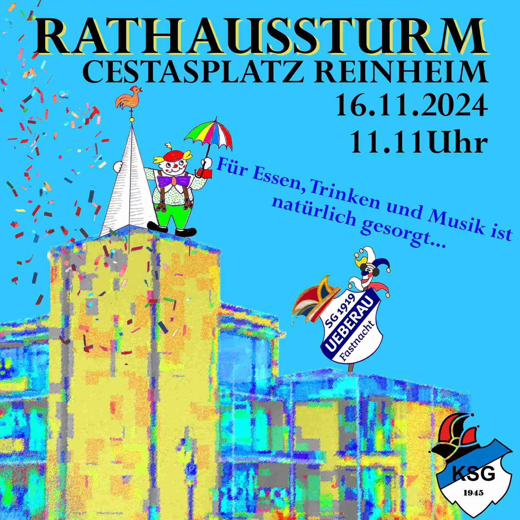 Flyer Rathaussturm 16.11.2024