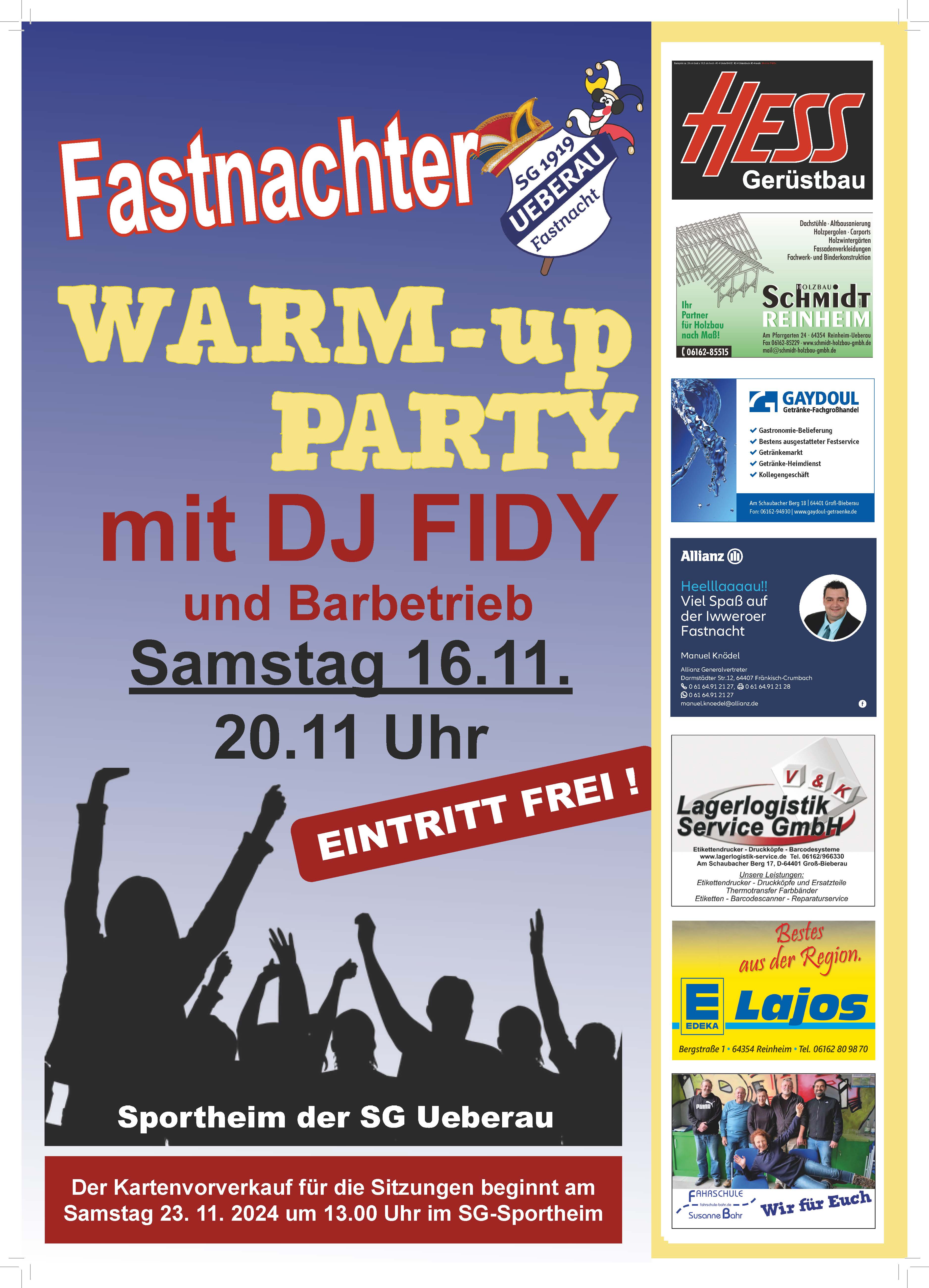 Warmup Party final